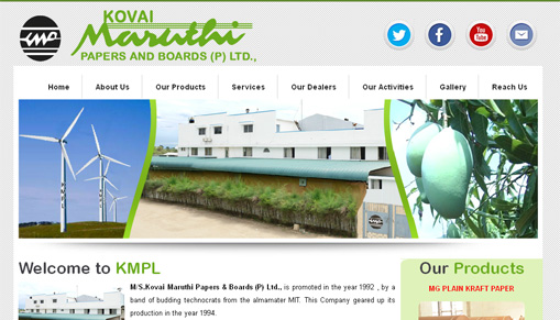 Kovai Maruthi Papers & Boards (P) Ltd in Namakkal